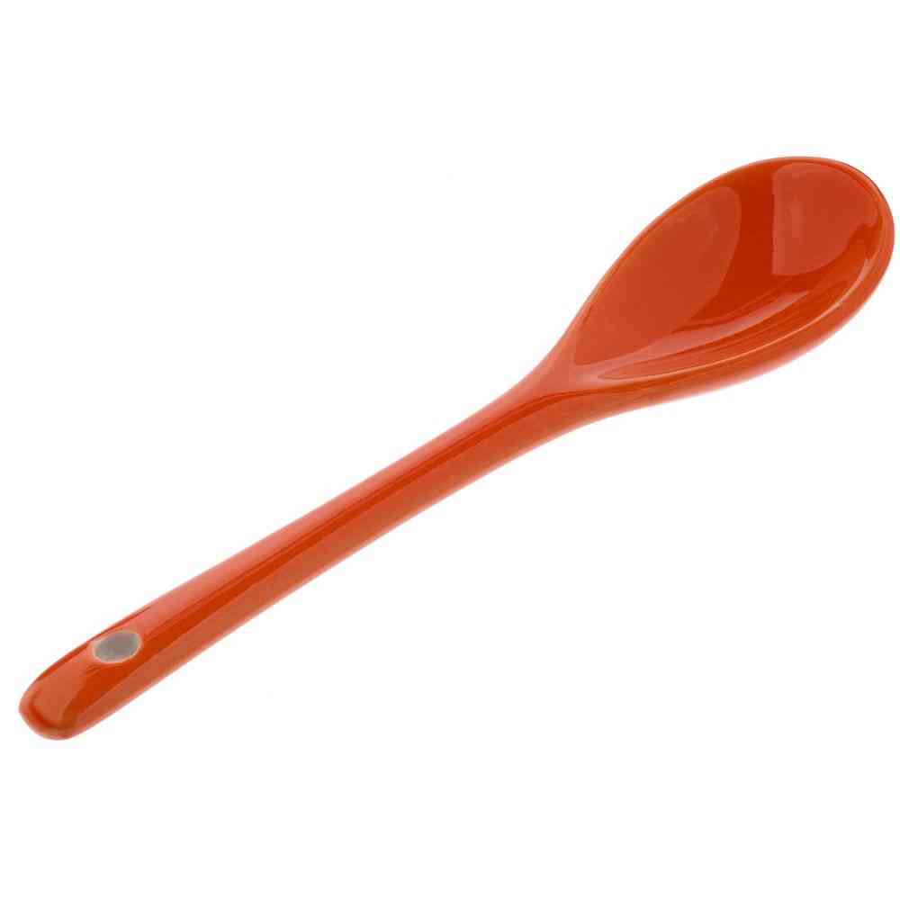 Кружка-хамелеон Melty с ложкой, черная с оранжевым - 4