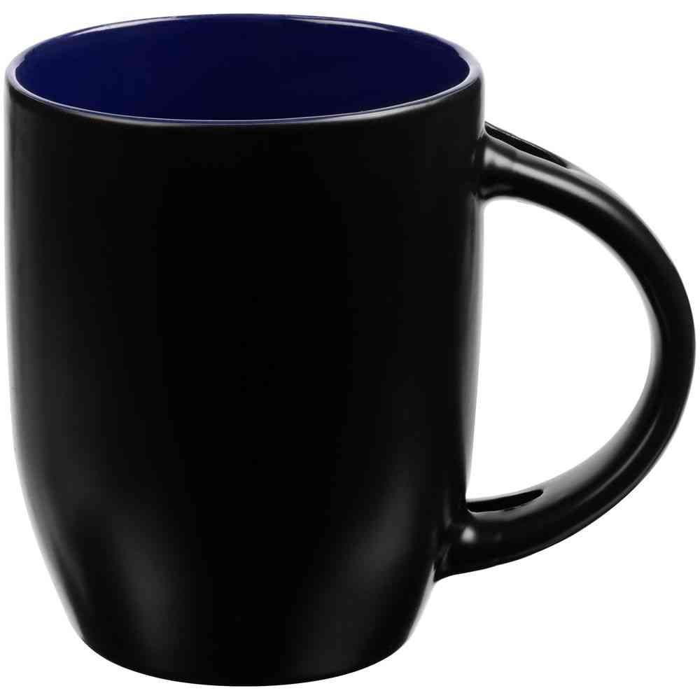 Кружка-хамелеон Melty с ложкой, черная с синим - 2