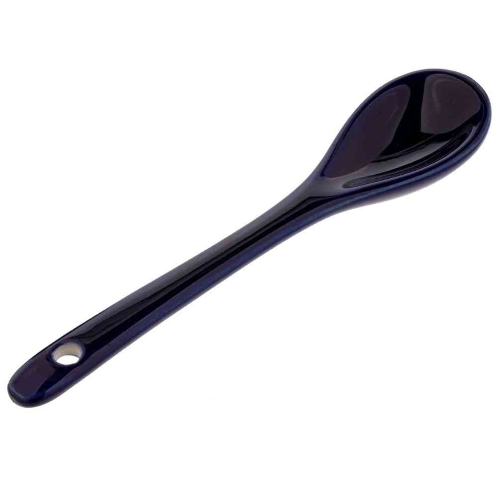 Кружка-хамелеон Melty с ложкой, черная с синим - 4