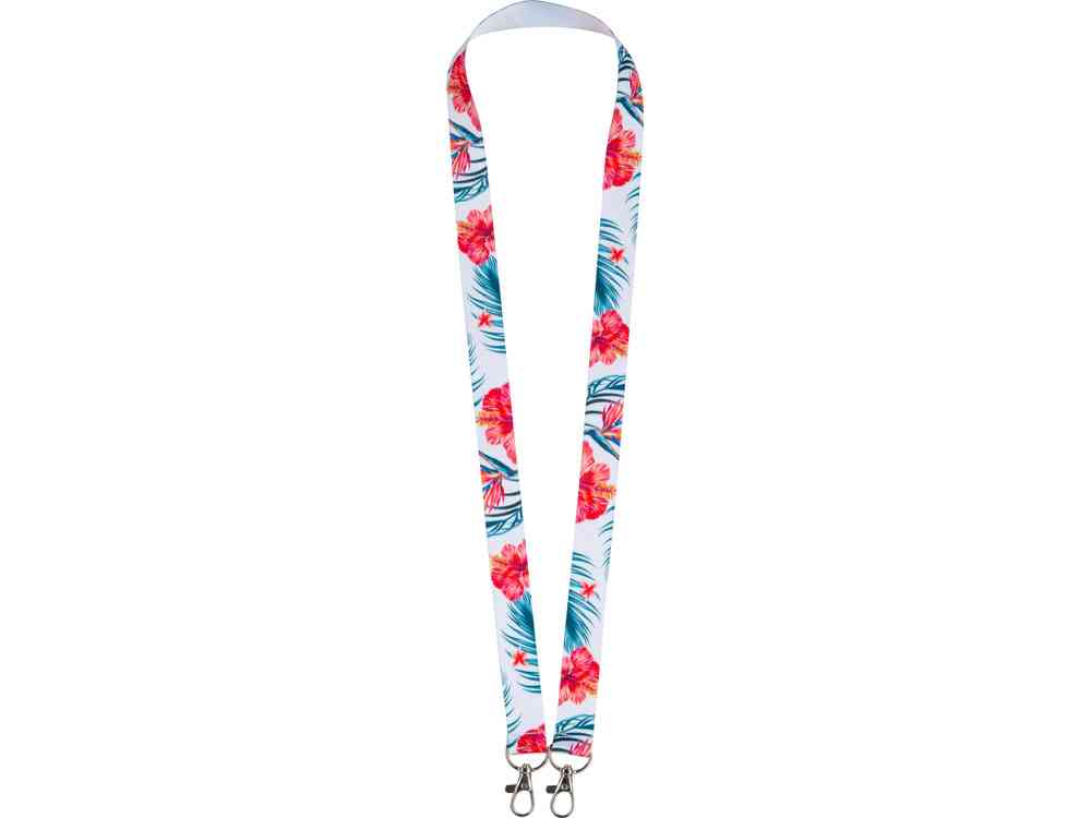 Ланъярд под сублимацию с 2-мя карабинами, 2 см - 2