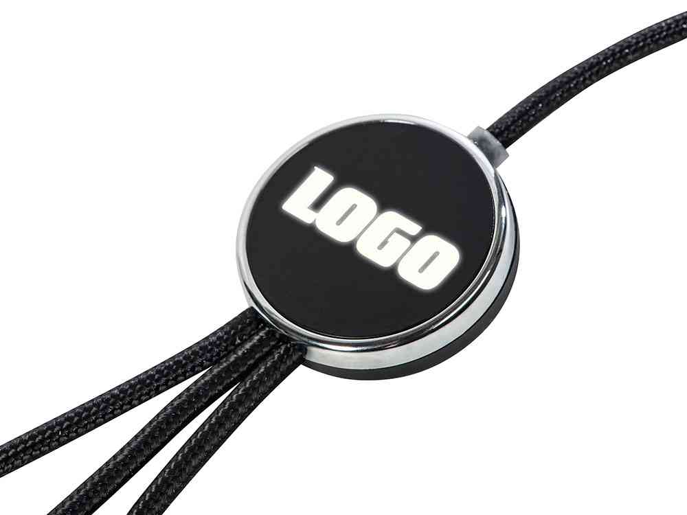 Кабель 3-в-1 с подсветкой логотипа Ion - 4