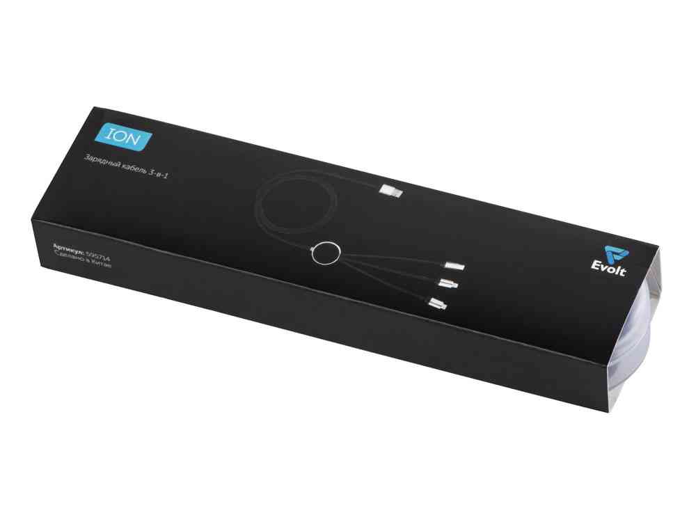 Кабель 3-в-1 с подсветкой логотипа Ion - 6