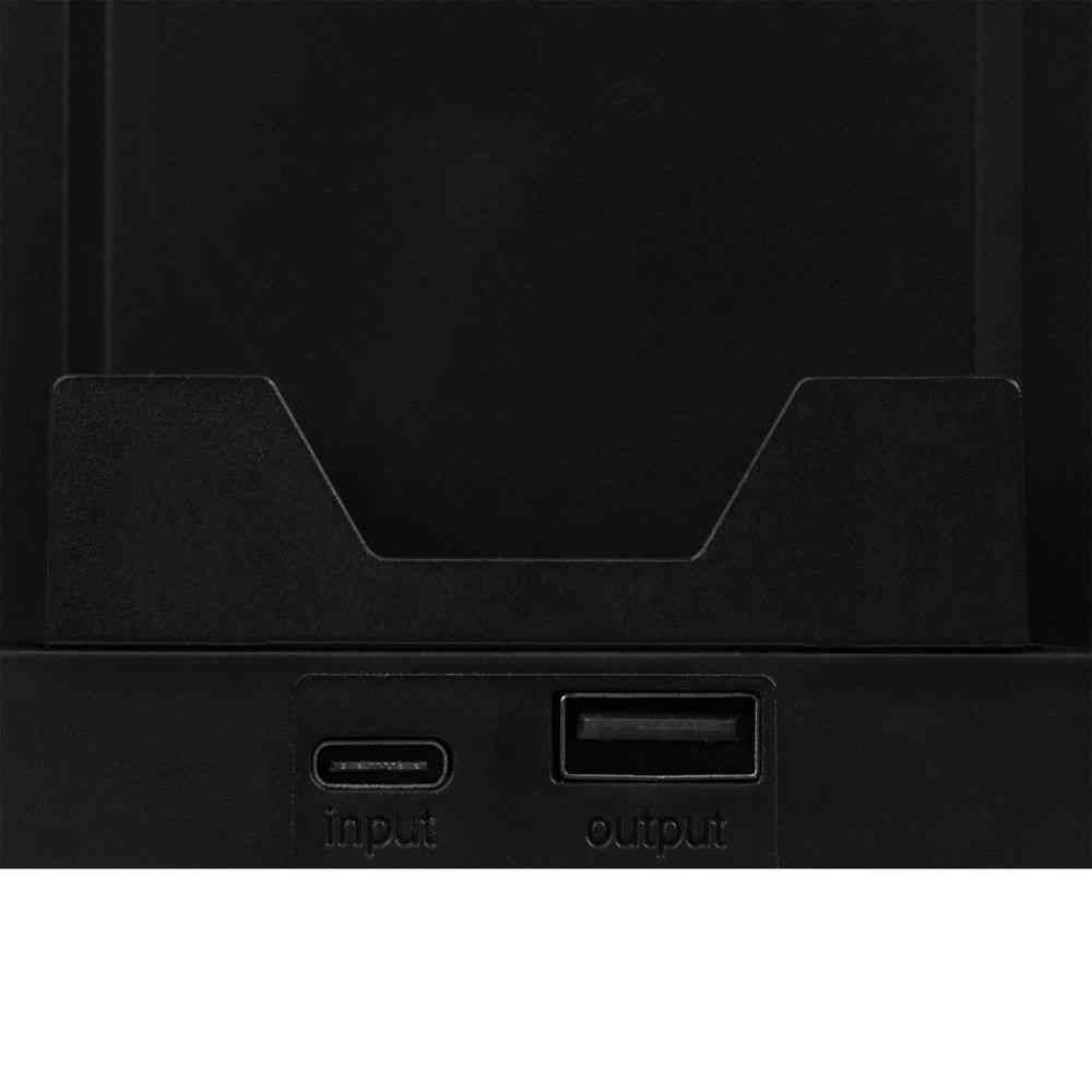 Зарядная станция с часами и подсветкой multiEnergy, черная - 7