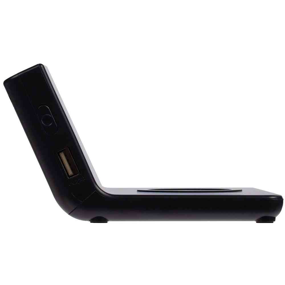 Зарядная станция с часами Electron, черная - 5