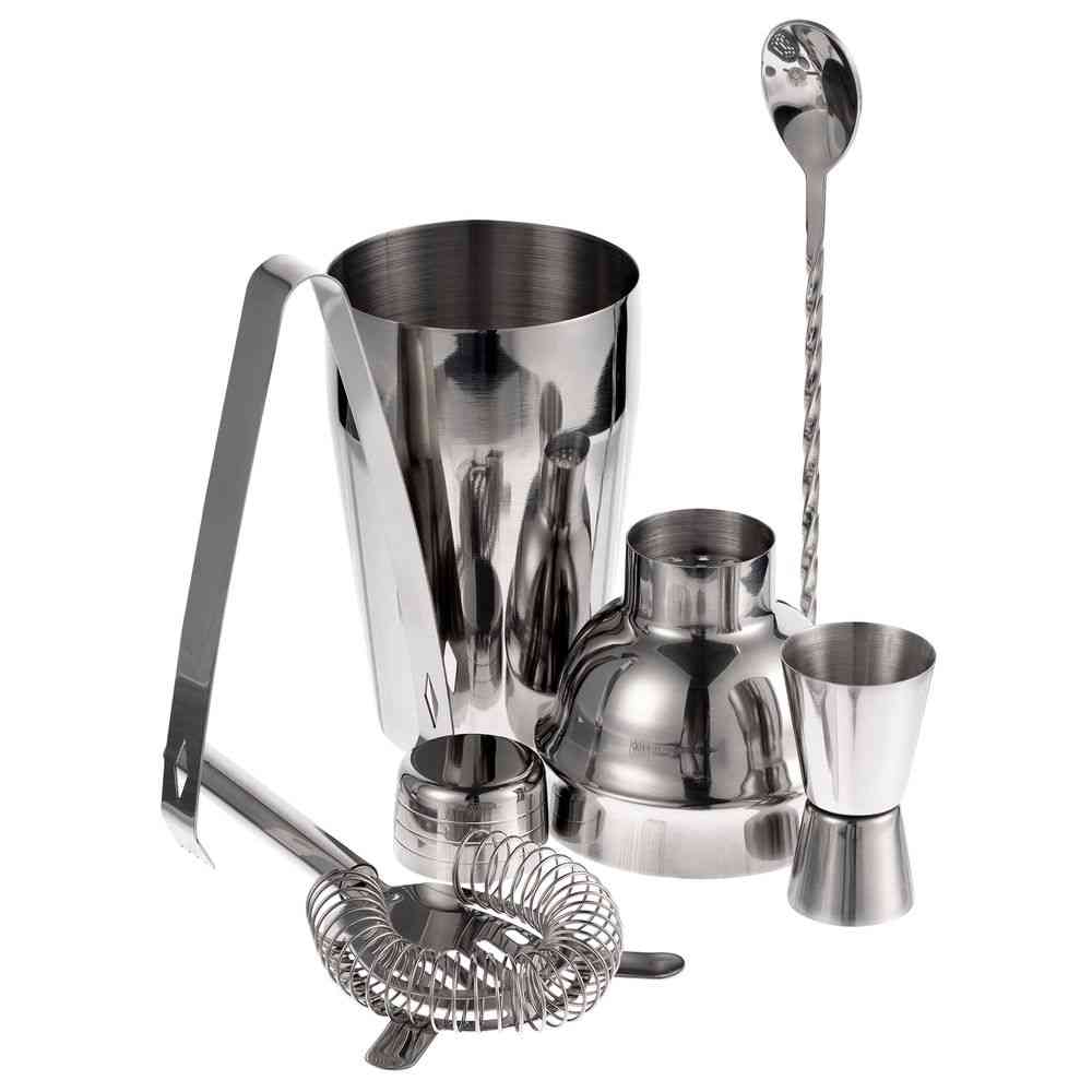 Набор для приготовления коктейлей Troubleshooter, серебристый - 2