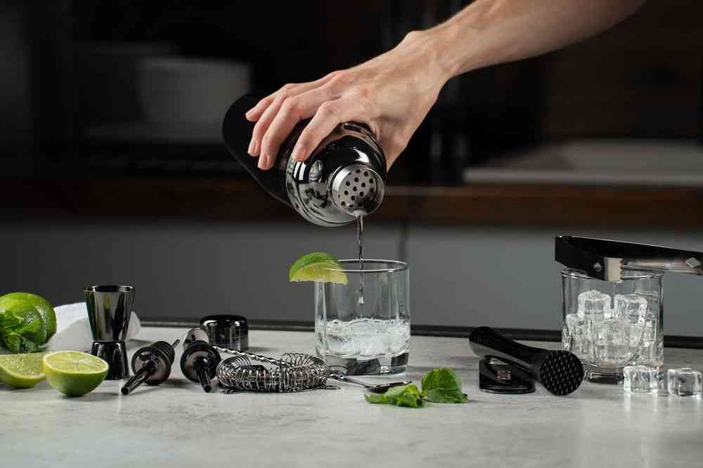 Набор для приготовления коктейлей Splash Maker, черный - 4