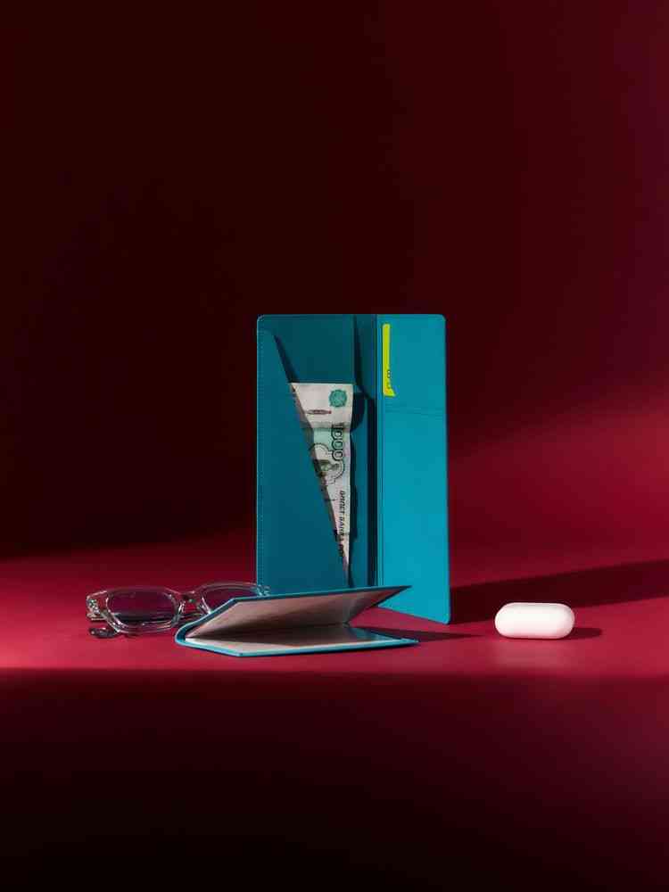 Дорожный органайзер Nubuk, бирюзовый - 7