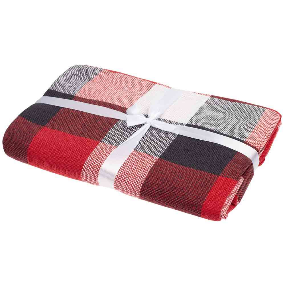 Плед London, красный - 3