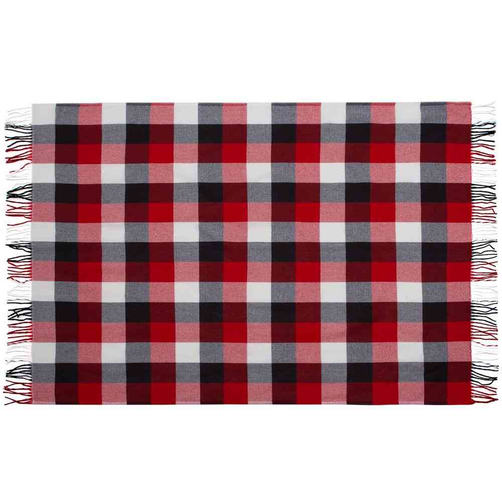 Плед London, красный - 5