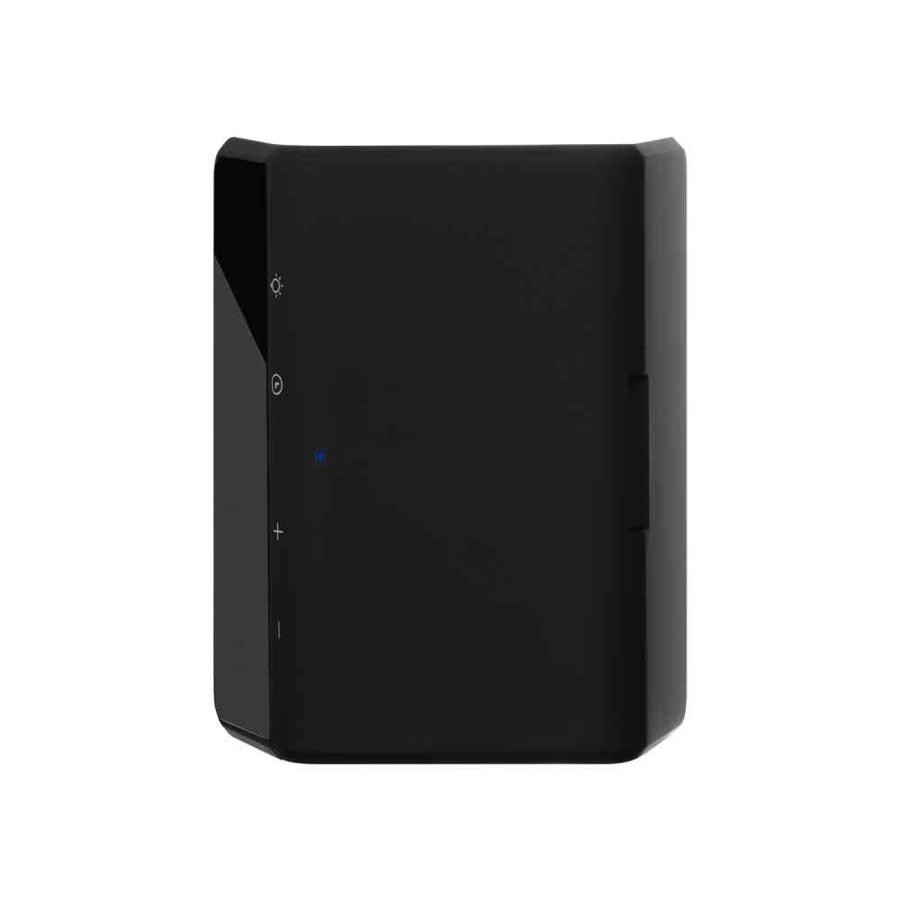 Настольные часы с подсветкой и беспроводной зарядкой 15W Flame, черные - 4