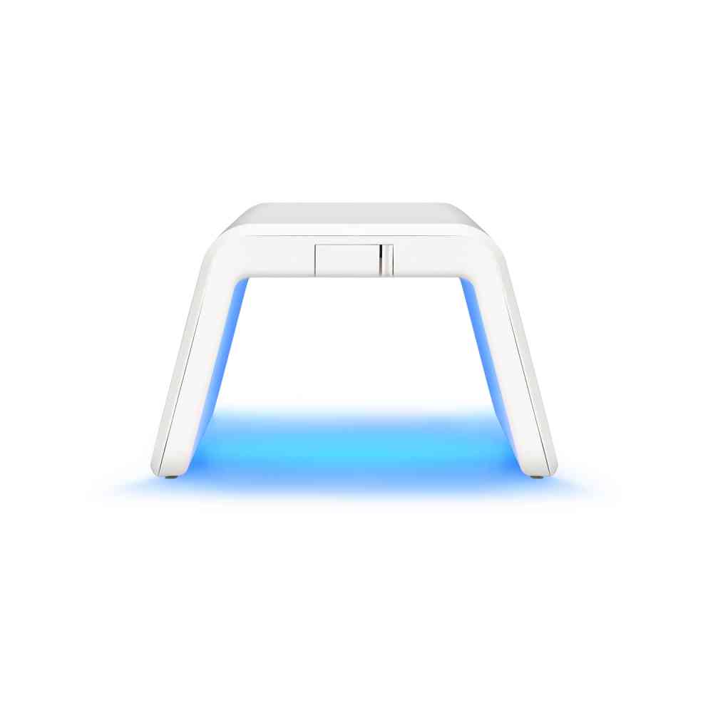 Настольные часы с подсветкой и беспроводной зарядкой 15W Flame, белые - 8