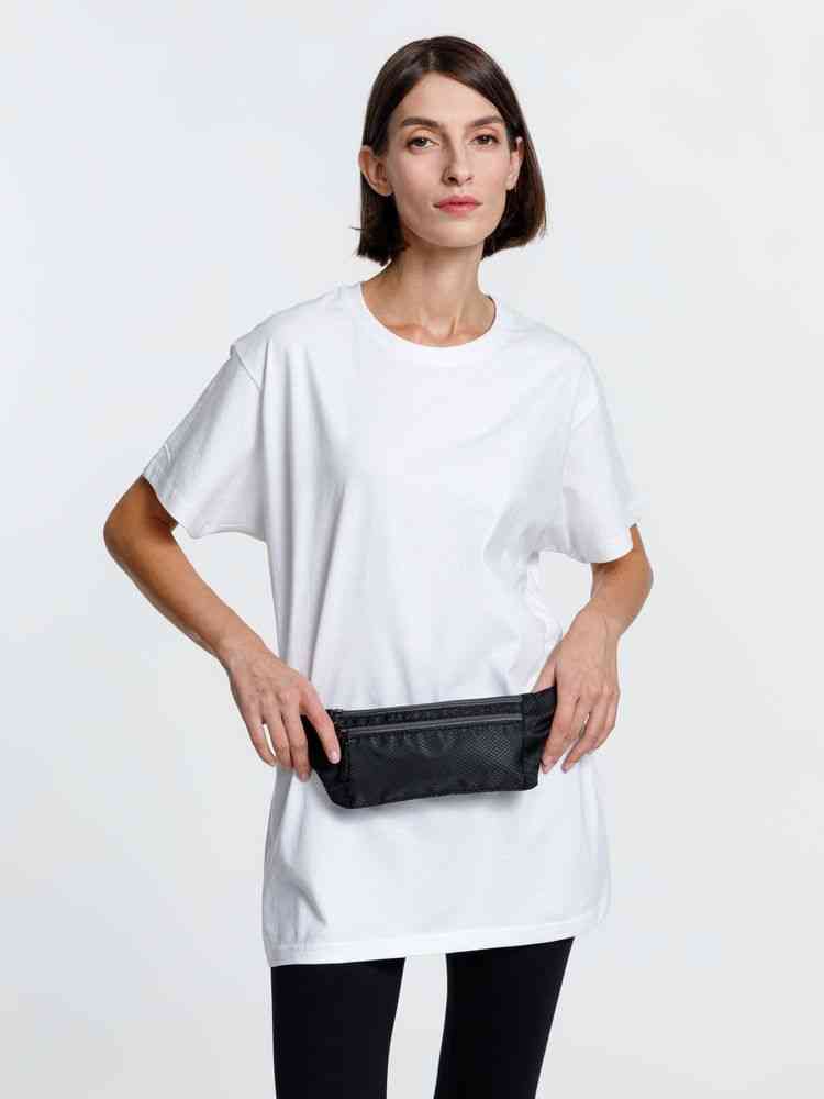 Спортивная поясная сумка Run for Fun, черная - 7