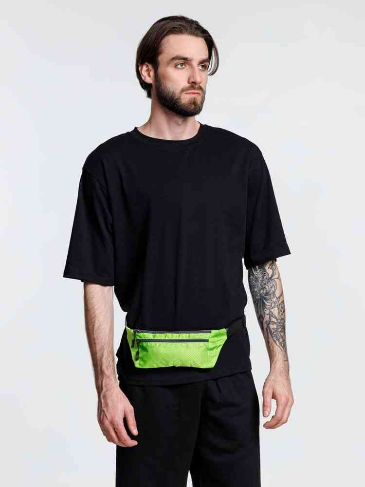 Спортивная поясная сумка Run for Fun, зеленое яблоко - 7