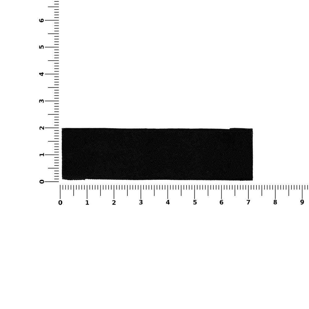 Лейбл тканевый Epsilon, XS, черный - 3