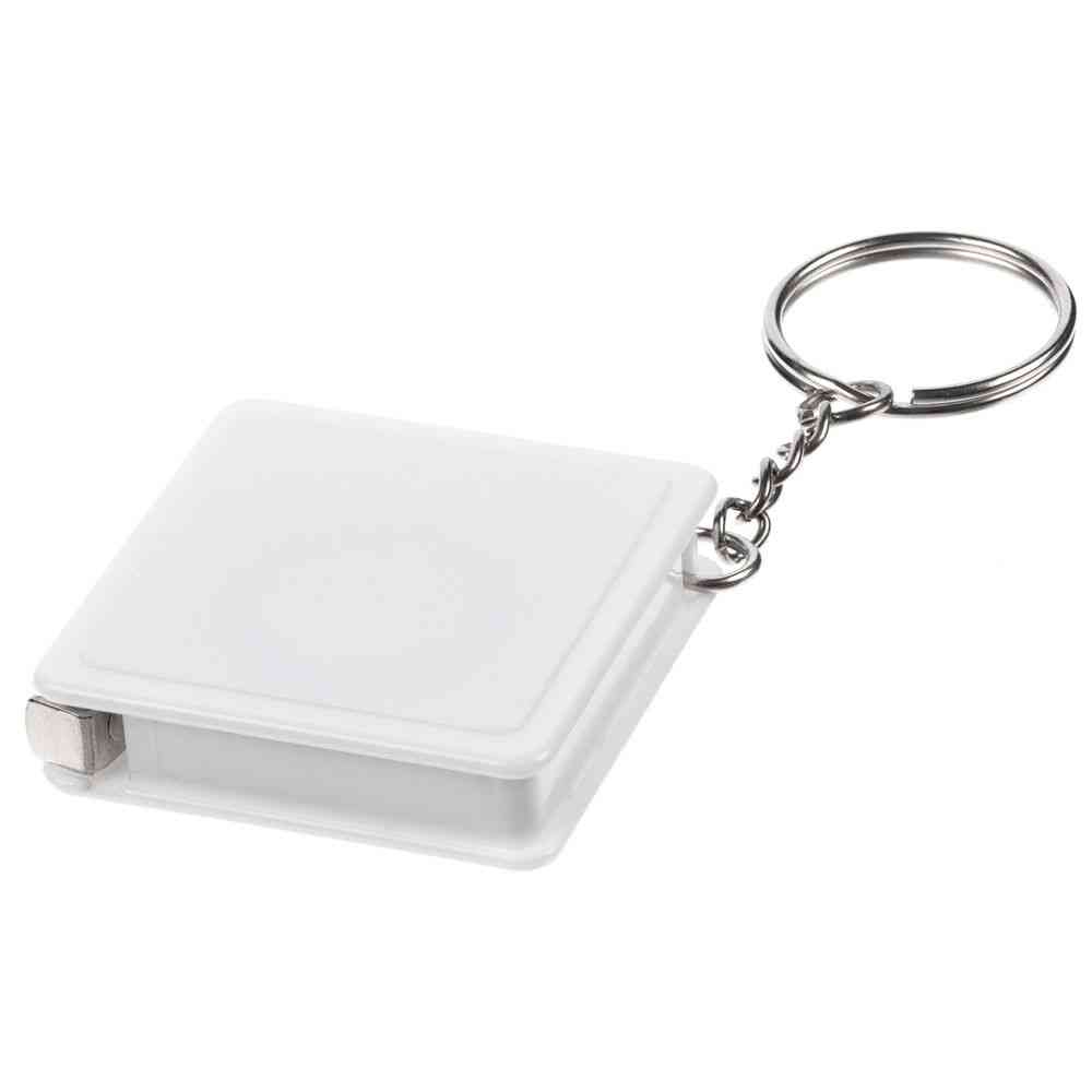 Брелок с рулеткой Square, ver.2, белый - 2
