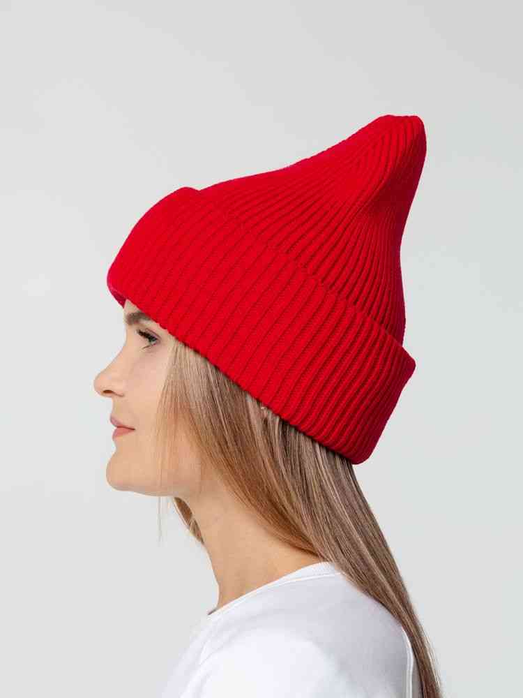 Шапка Flette, красная (алая) - 6