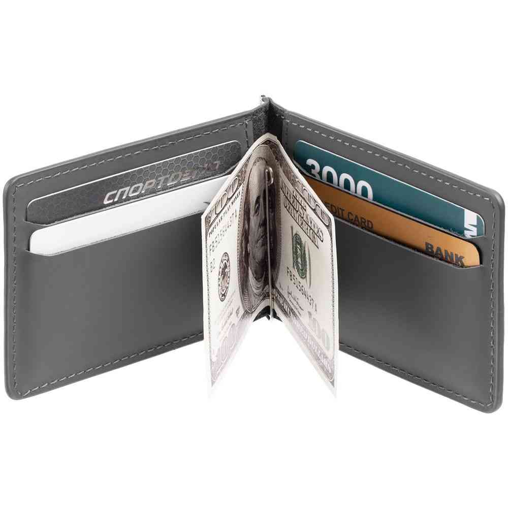 Зажим для купюр Alaska, серый - 6