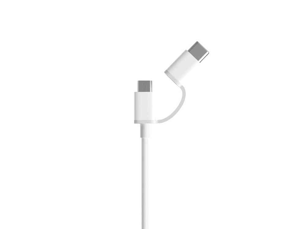 Кабель Mi 2-in-1 USB Cable Micro-USB to Type C, 30 см - 2