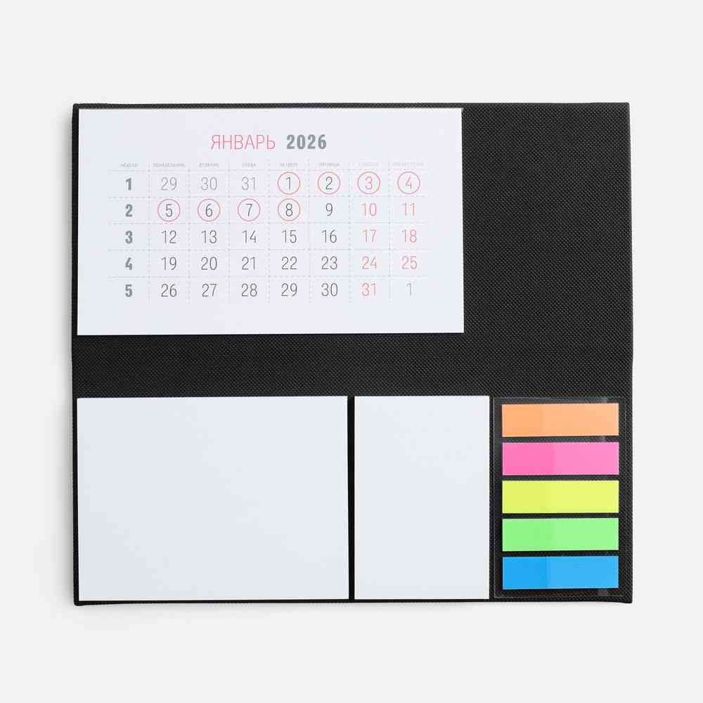 Календарь настольный Grade, черный - 2