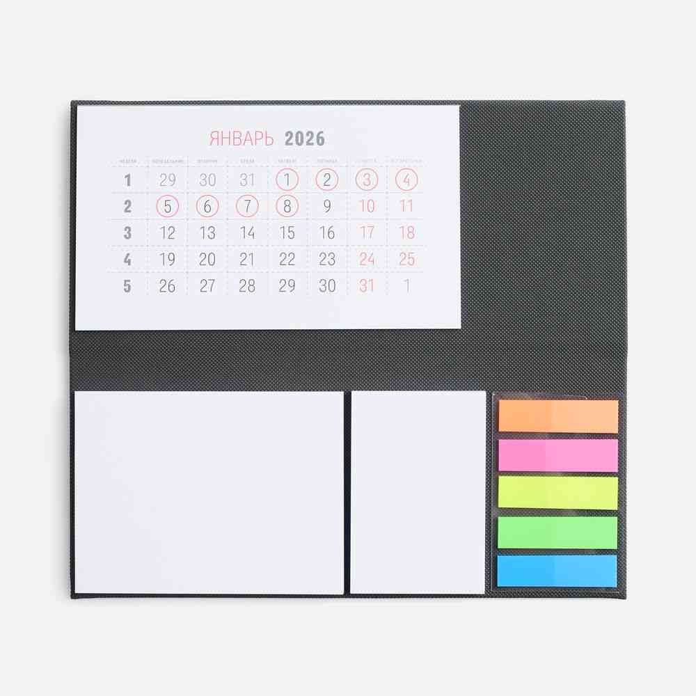 Календарь настольный Grade, серый - 2