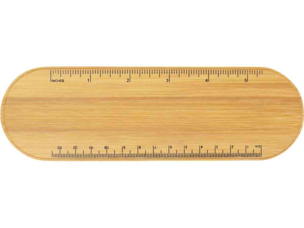 Пенал с линейкой и подставкой для телефона из бамбука Haruki - 7