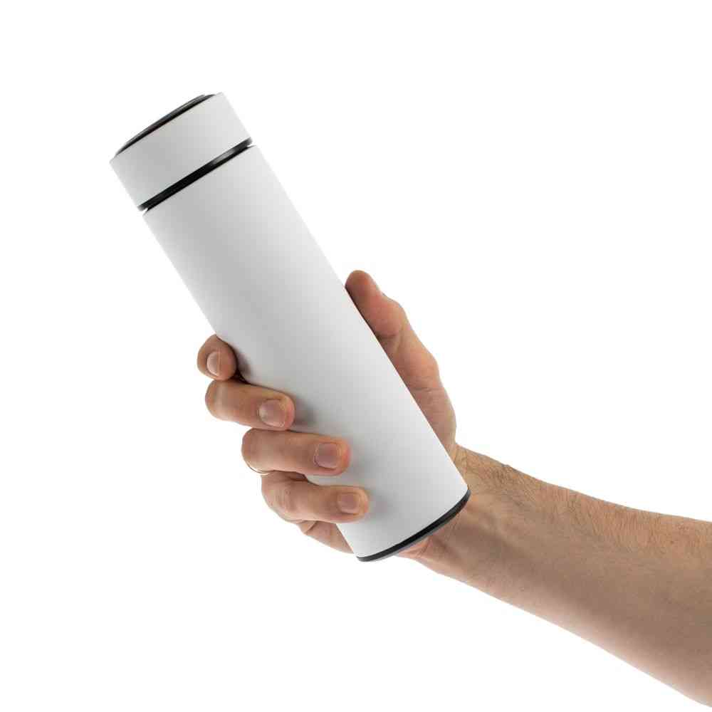 Термос с ситечком Percola, белый - 7