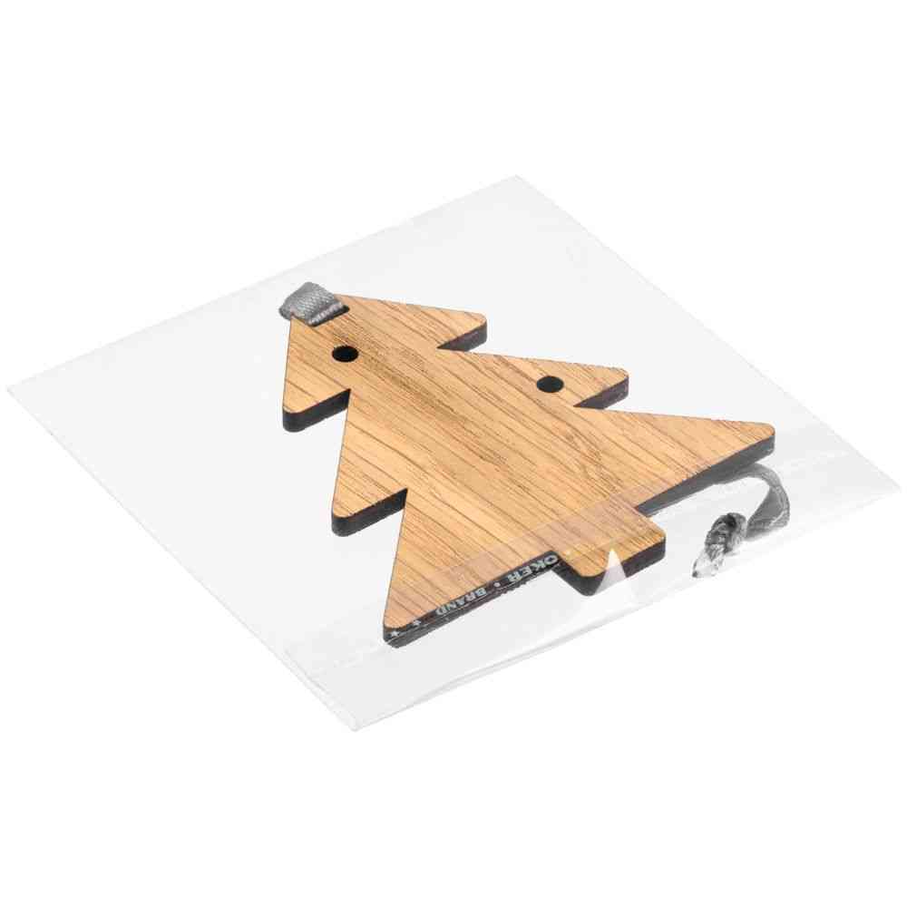 Деревянная подвеска Christmate, елочка - 3