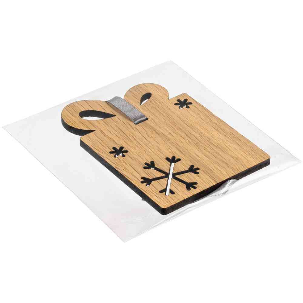 Деревянная подвеска Christmate, подарок - 3