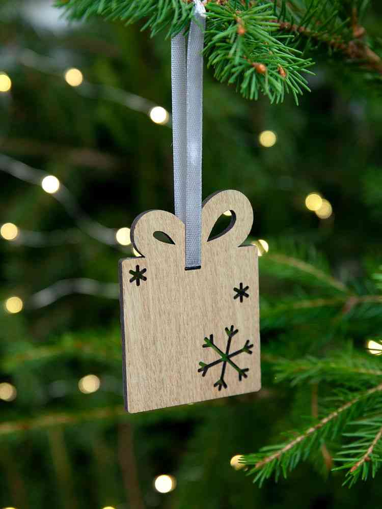 Деревянная подвеска Christmate, подарок - 4
