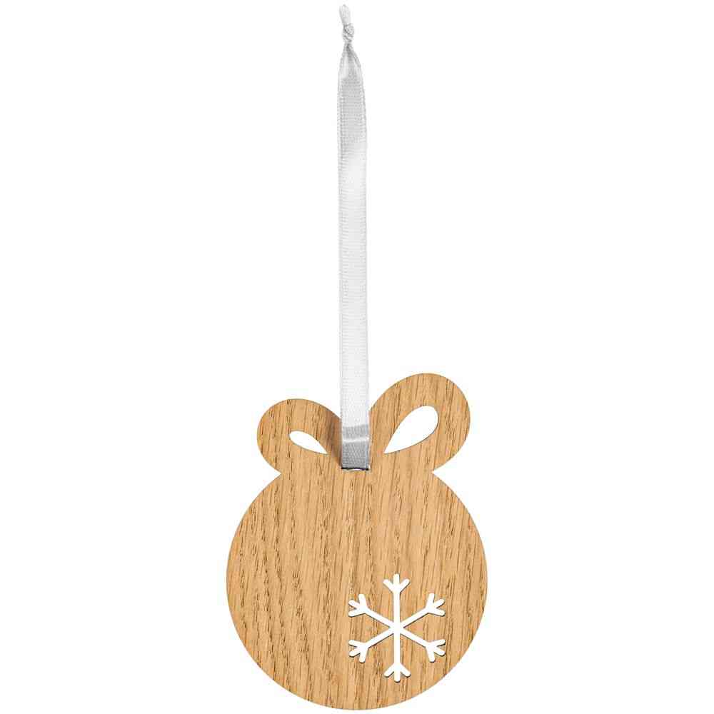 Деревянная подвеска Christmate, шар - 2