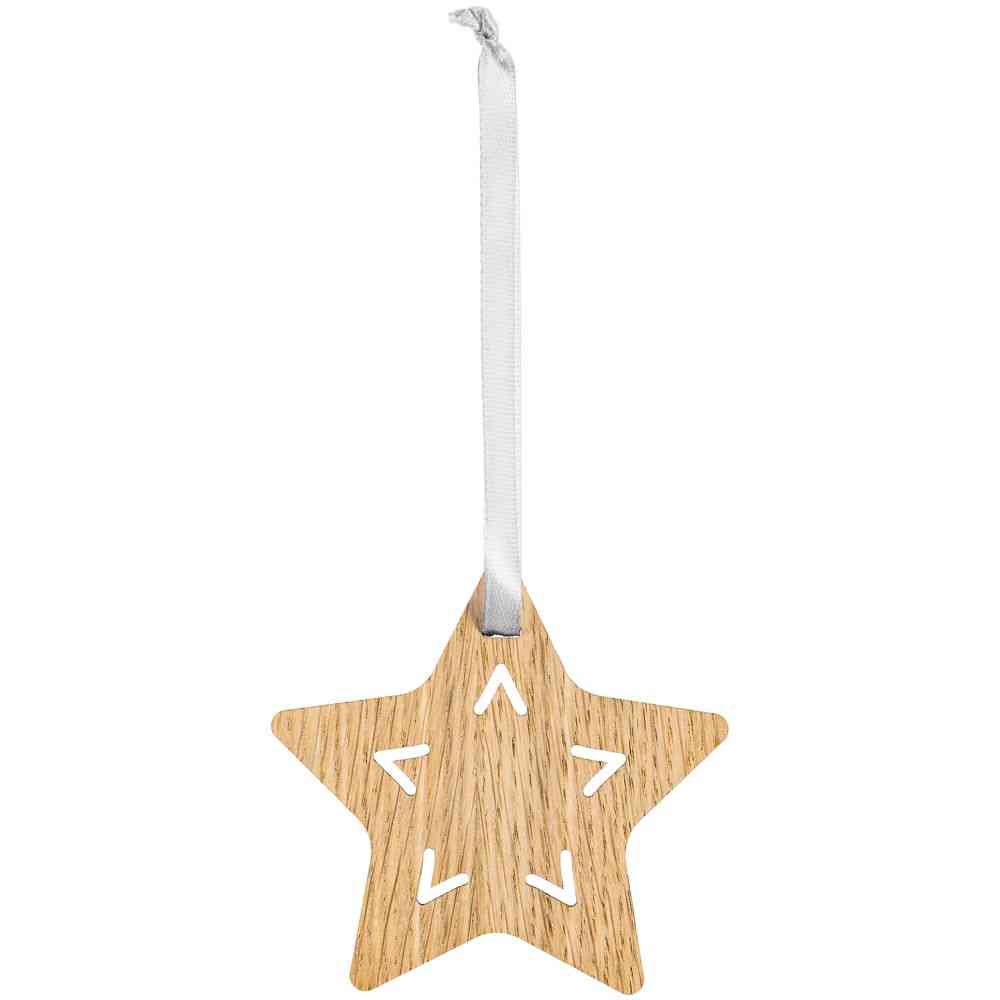 Деревянная подвеска Christmate, звезда - 2