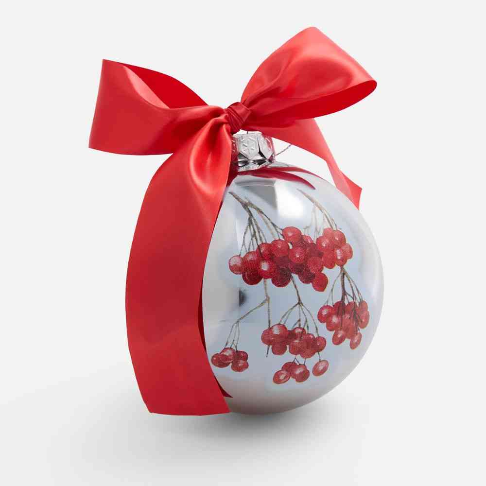 Елочный шар Finery Gloss, 10 см, глянцевый серебристый - 7