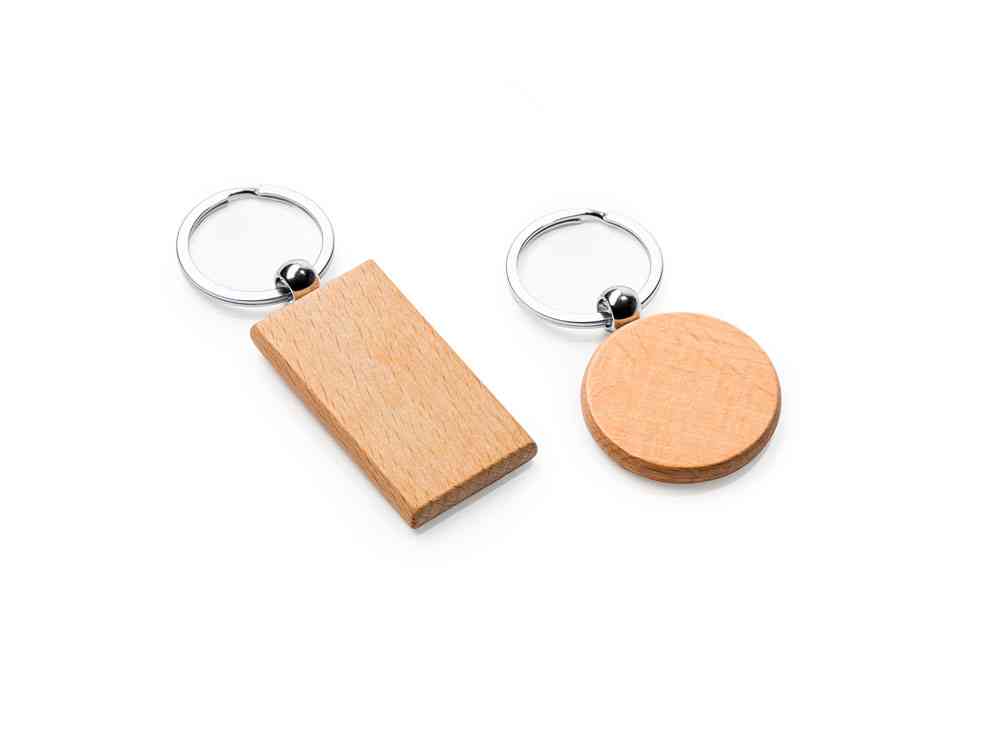 Брелок SILA из натурального дерева - 2