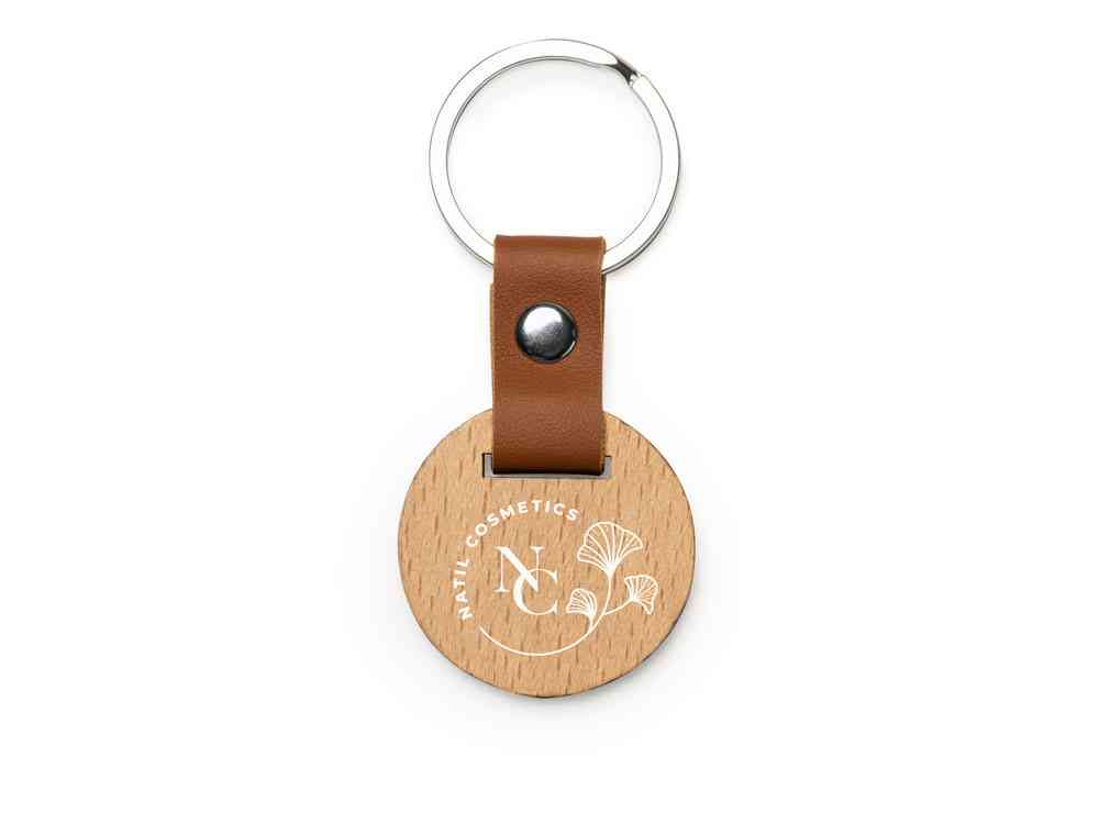 Брелок MARBEL из натурального дерева - 2