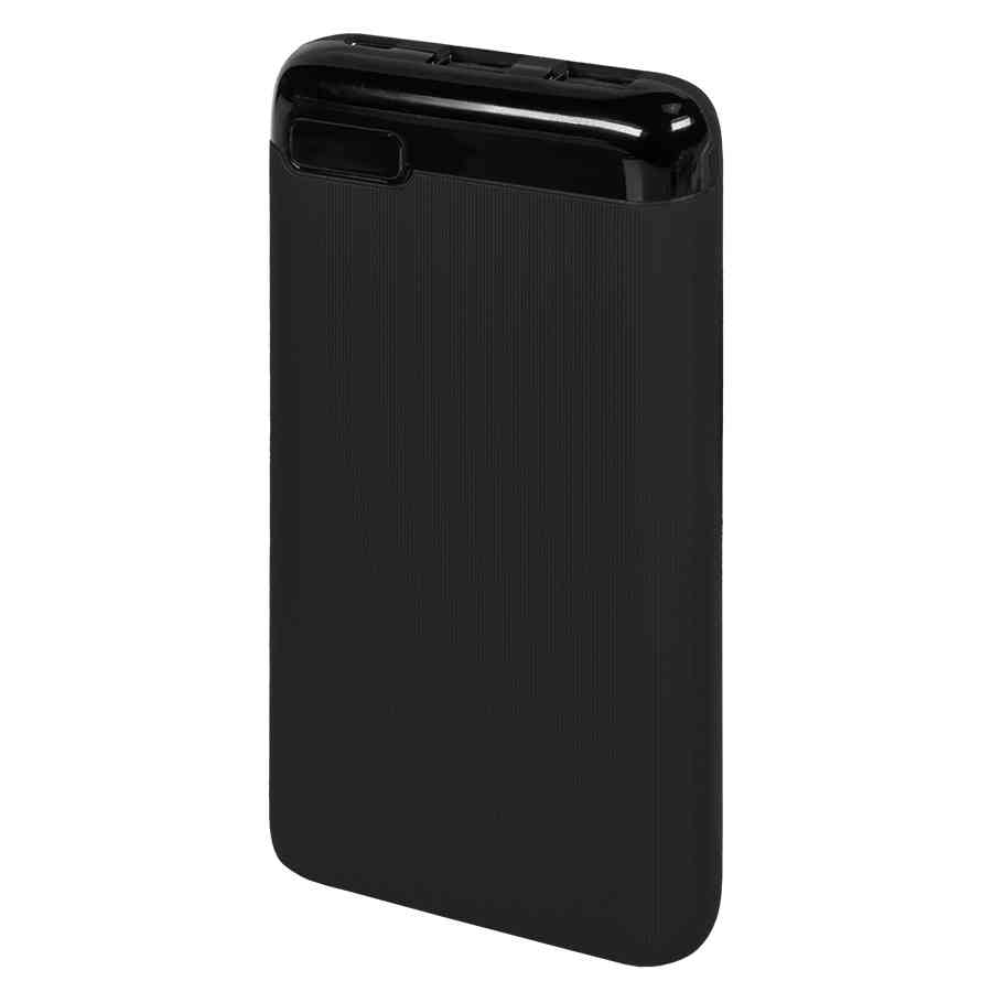 Универсальный аккумулятор Num 10 (10000 мАч), черный, 13,9х6.9х1,4 см