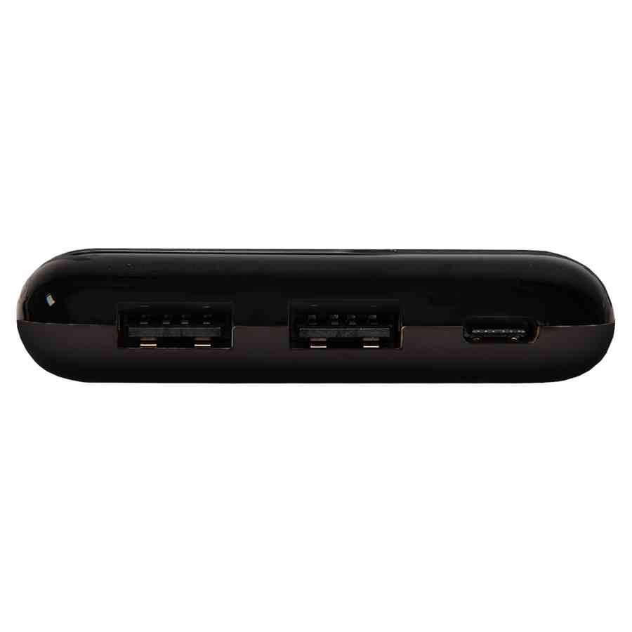 Универсальный аккумулятор Num 10 (10000 мАч), черный, 13,9х6.9х1,4 см - 4