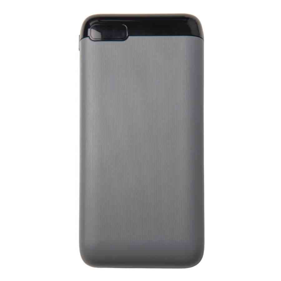 Универсальный аккумулятор Num 20 (20000 мАч), серый, 14,6х7.0х2,75 см - 2