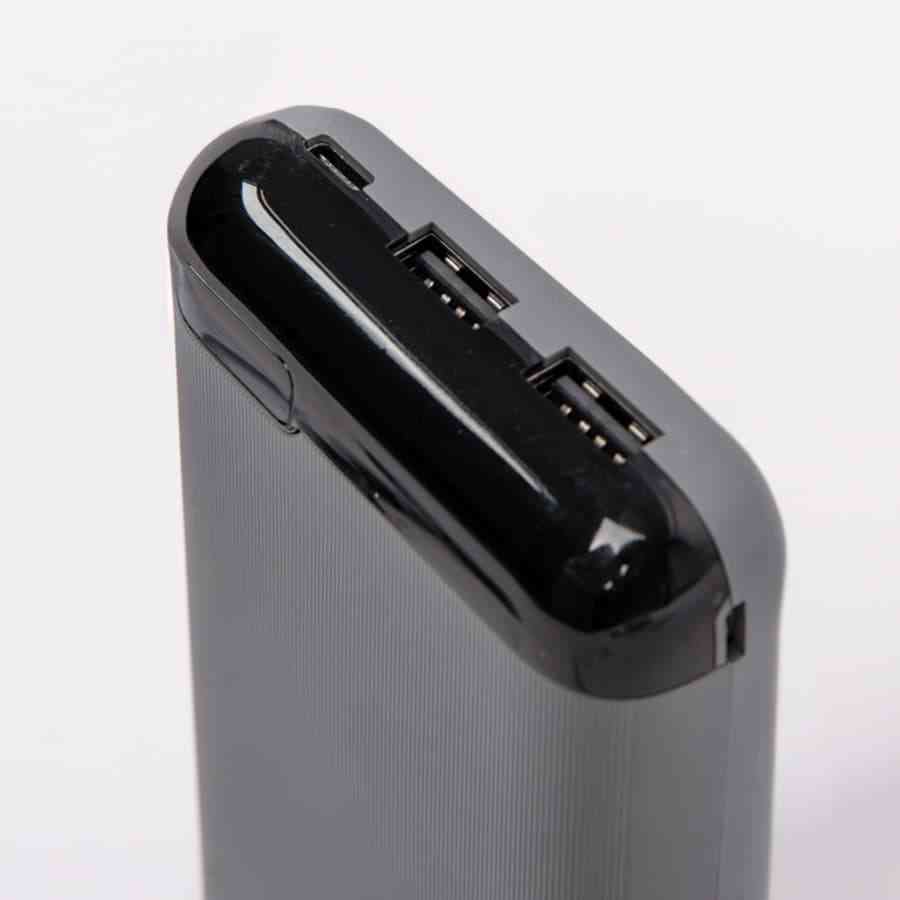 Универсальный аккумулятор Num 20 (20000 мАч), серый, 14,6х7.0х2,75 см - 6