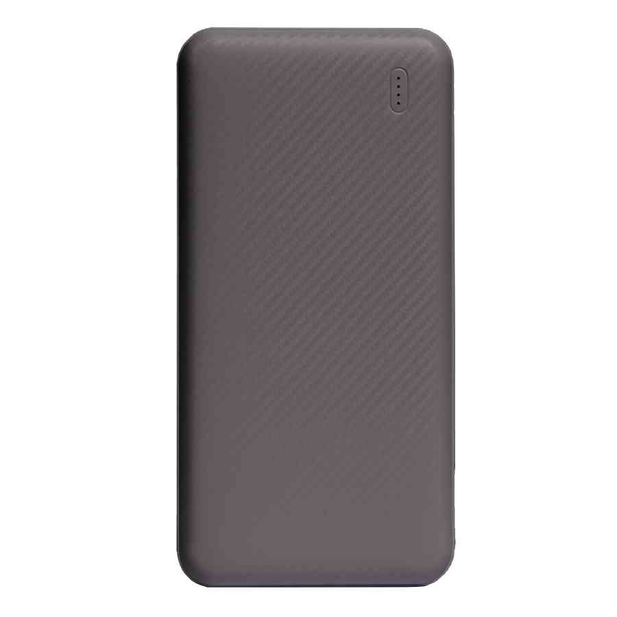 Универсальный аккумулятор Rib 10 (10000 мАч), серый, 13,5х6.8х1,5 см - 2