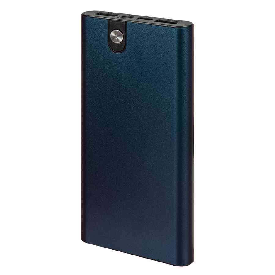 Универсальный аккумулятор Safe 10 (10000 мАч), синий, 13,8х6.8х1,4 см