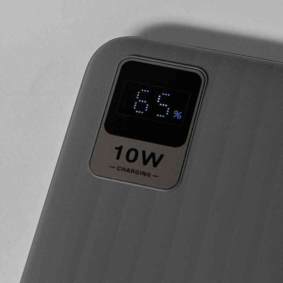 Универсальный аккумулятор Wave 10 (10000 мАч), серый, 14,9х6.7х1,6 см - 7