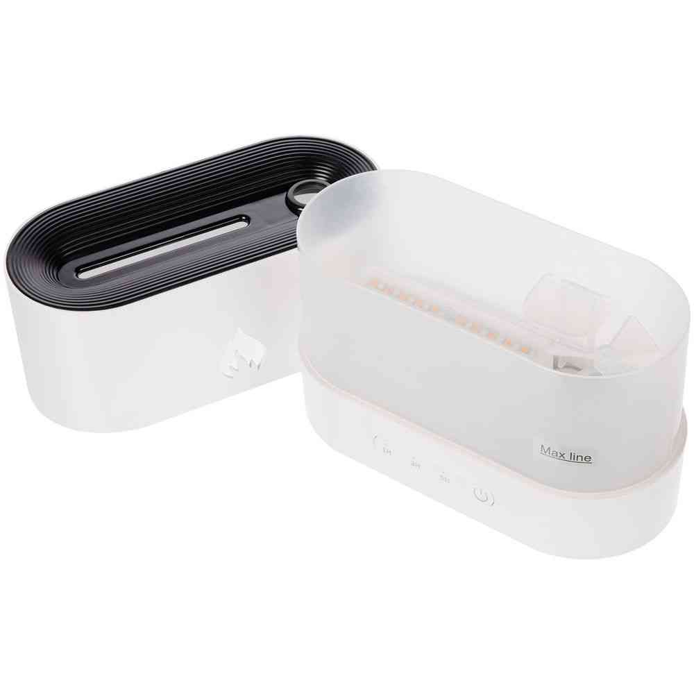 Увлажнитель-ароматизатор с имитацией пламени Fuego, белый - 5