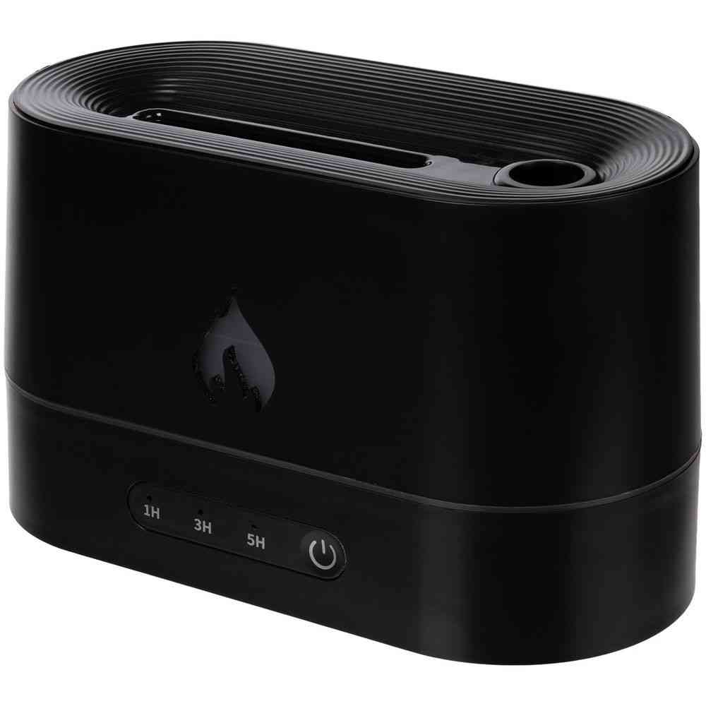 Увлажнитель-ароматизатор с имитацией пламени Fuego, черный - 2