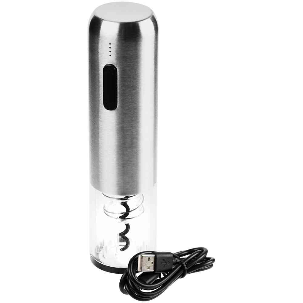 Электрический штопор с ножом для фольги Veritas, серебристый - 6