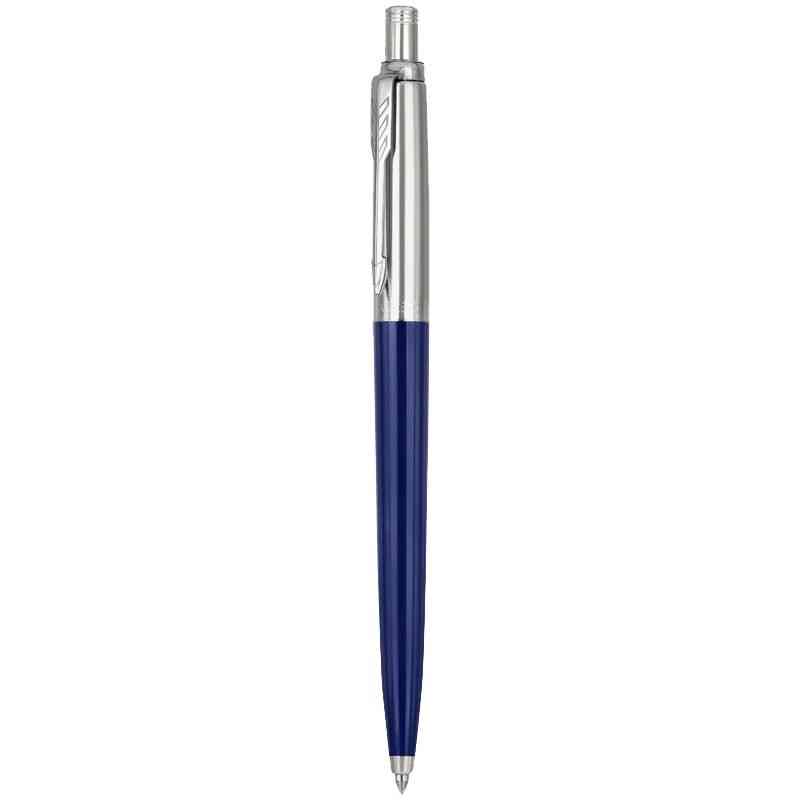 Ручка шариковая Parker Jotter Originals Navy Blue Chrome CT, темно-синяя - 2