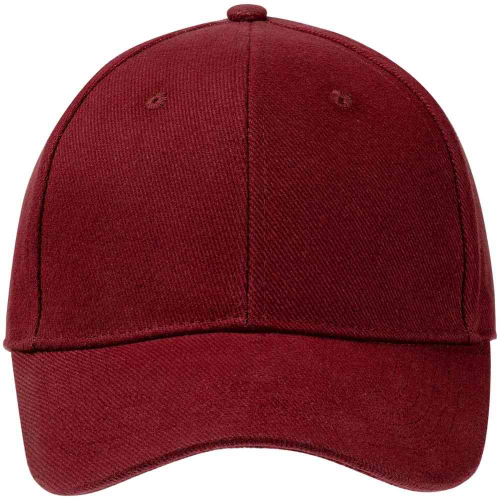 Бейсболка Hillside, бордовая - 3