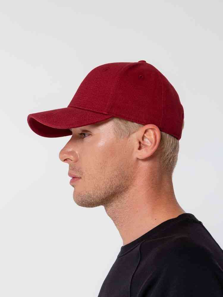 Бейсболка Hillside, бордовая - 6