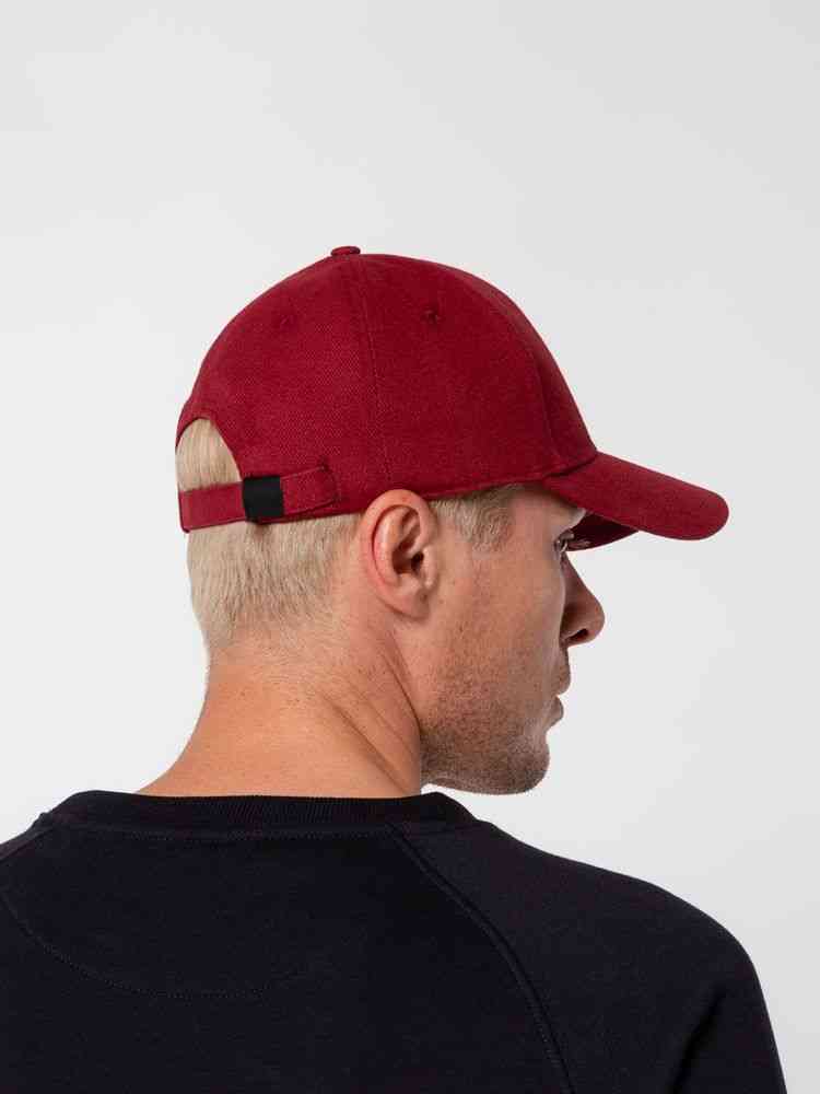 Бейсболка Hillside, бордовая - 7