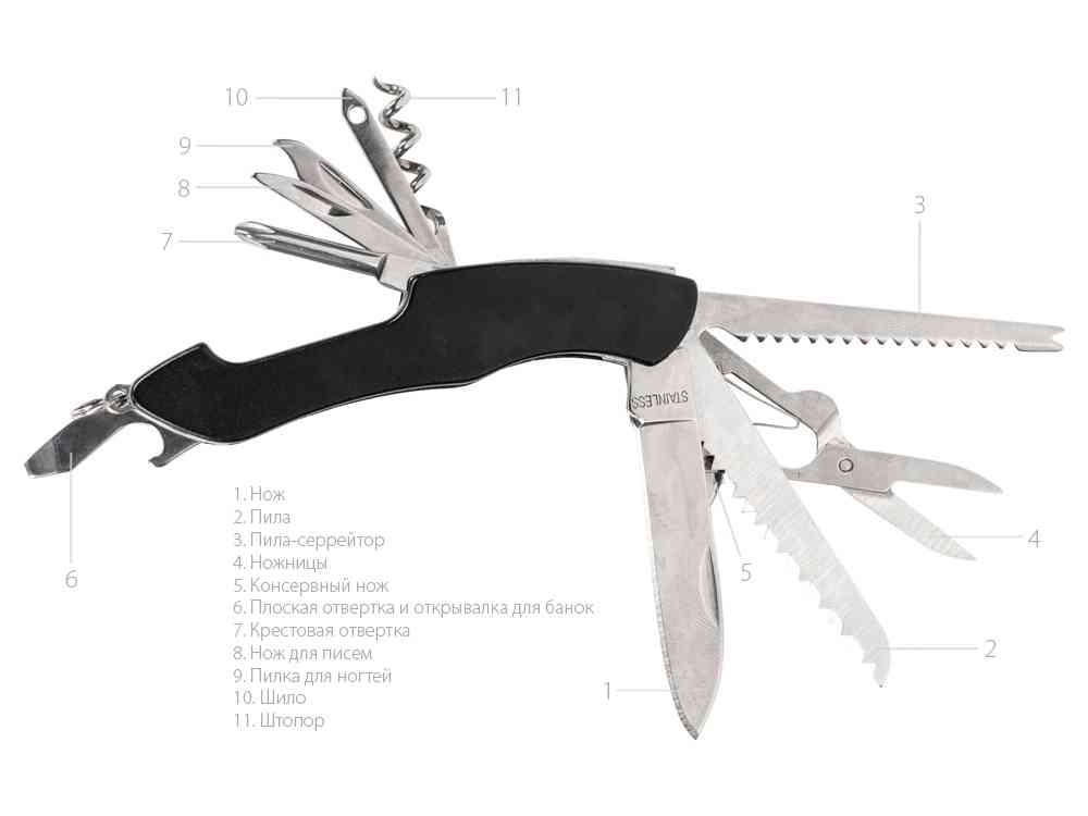 Мультитул-складной нож Demi 11-в-1 - 2