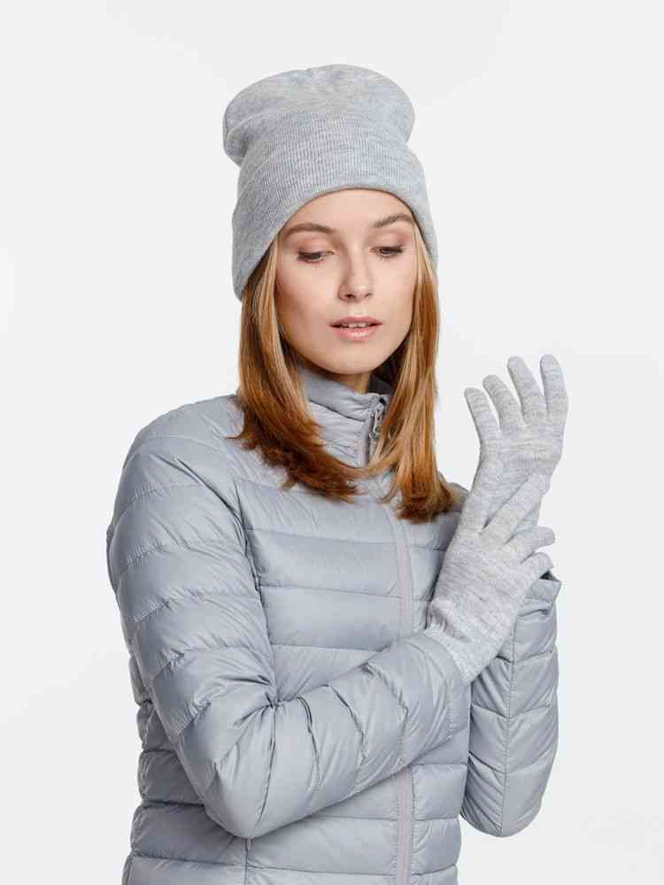 Перчатки Urban Flow, светло-серый меланж - 5